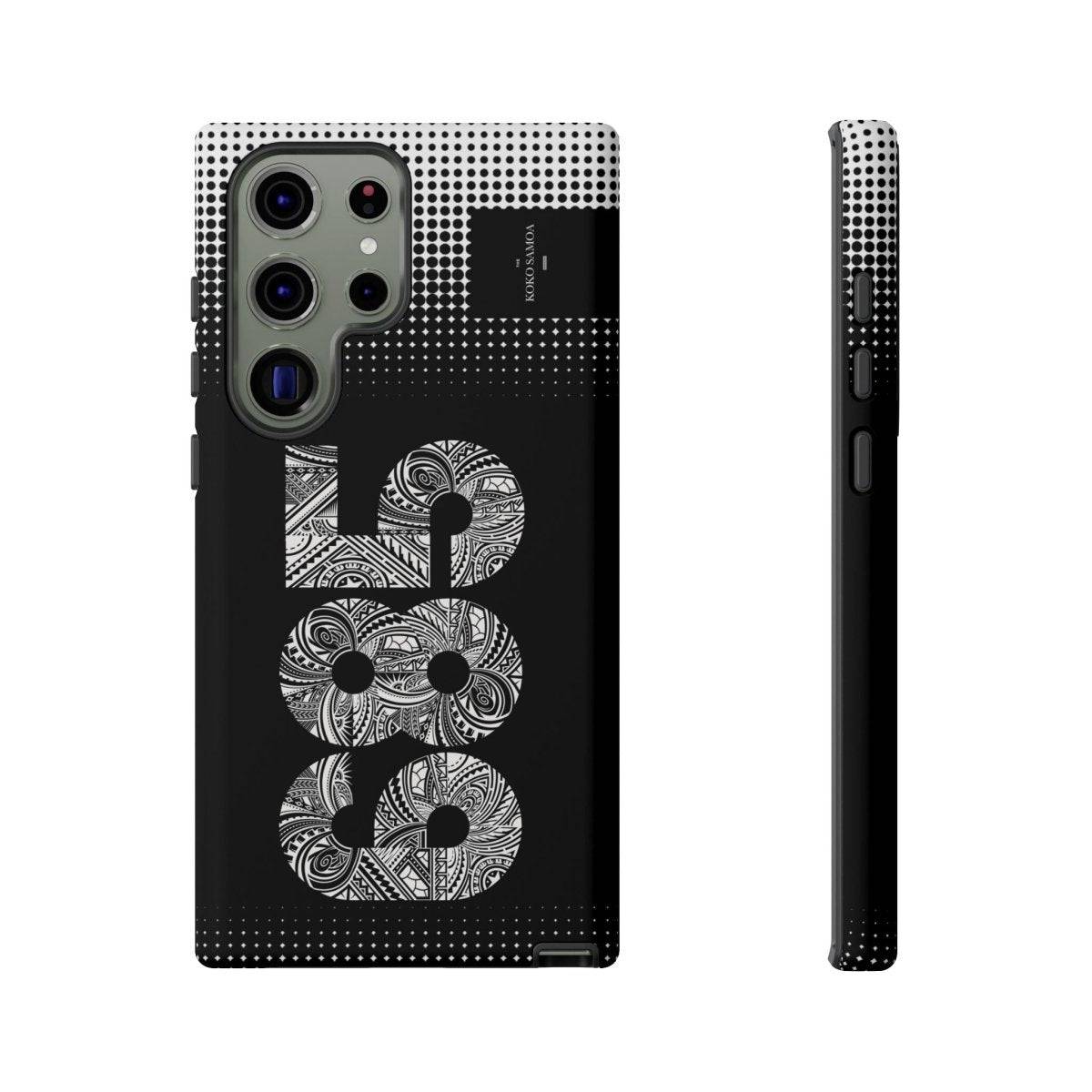 WOYC Tough Phone Case 685 for AU/NZ/USA with Samoa-inspired design, rugged protective cover for smartphones.