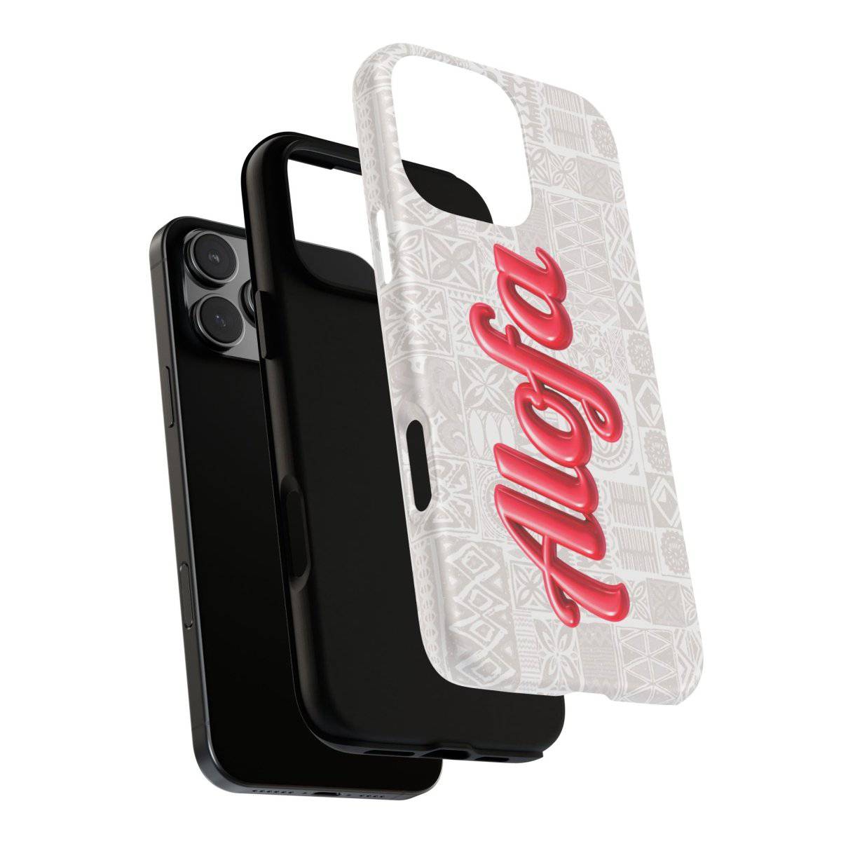 WOYC Alofa tough phone case with Koko Samoa design, durable protective cover for smartphones in AU/NZ/USA markets.