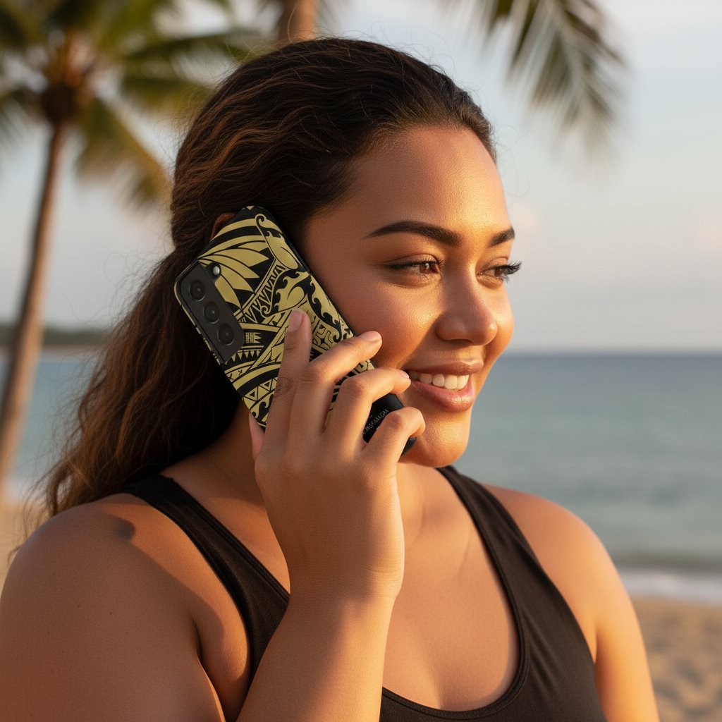 Tough Phone Case - Bloom Gold - AU/NZ/USA - The Koko Samoa