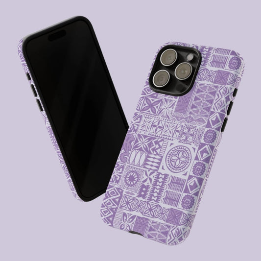 Tough Phone Case - Lavender Elei - AU/NZ/USA - The Koko Samoa
