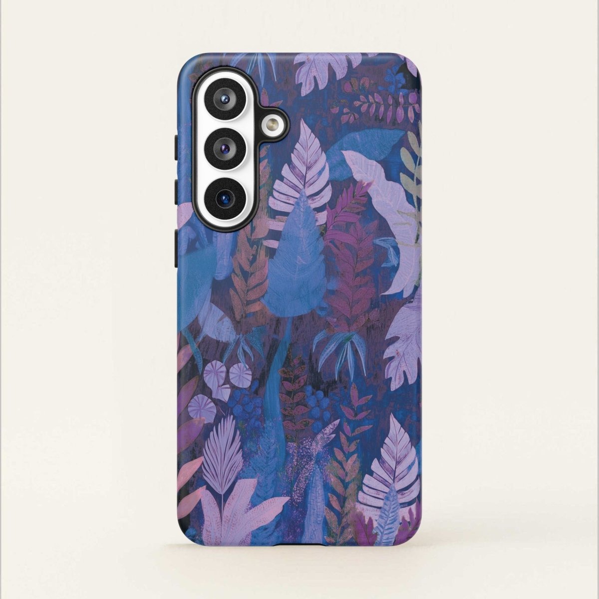 Tough lavender palms phone case by Printify, designed for durability and style for AU, NZ, and US models.