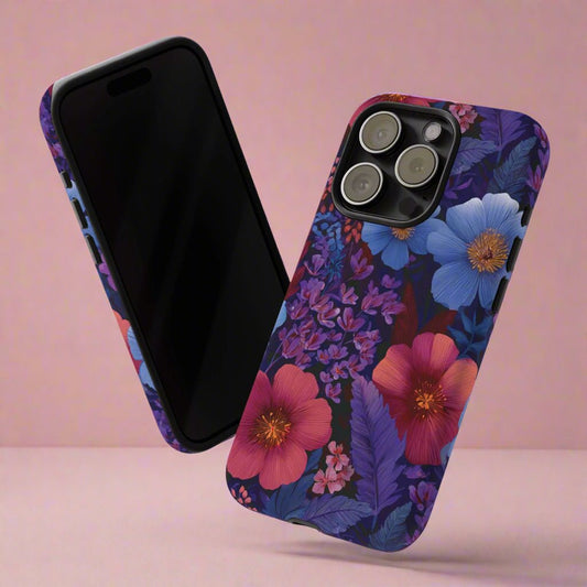 Tough Phone Case - Lavender Tropics - AU/NZ/USA - The Koko Samoa