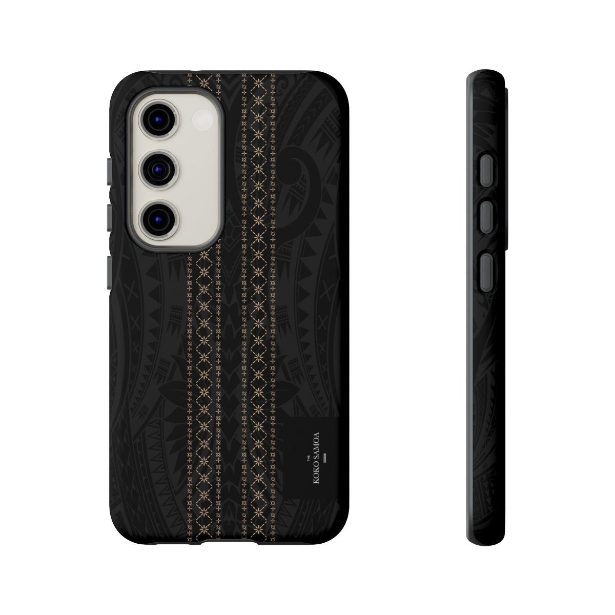 WOYC Tough Phone Case Malu with Koko Samoa design, rugged protective cover for smartphones in AU, NZ, and USA.