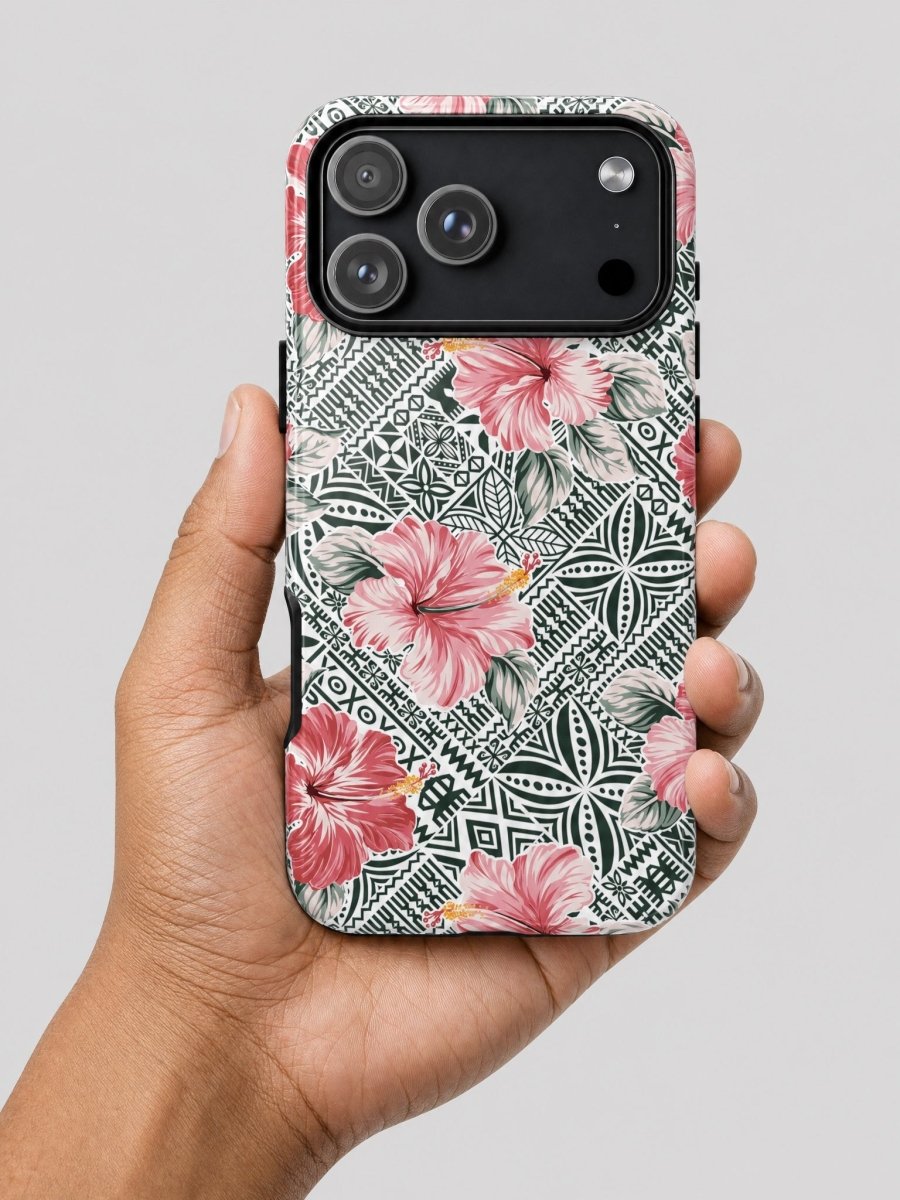 Tough Phone Case - Solosolo Blooms - AU/NZ/USA - The Koko Samoa