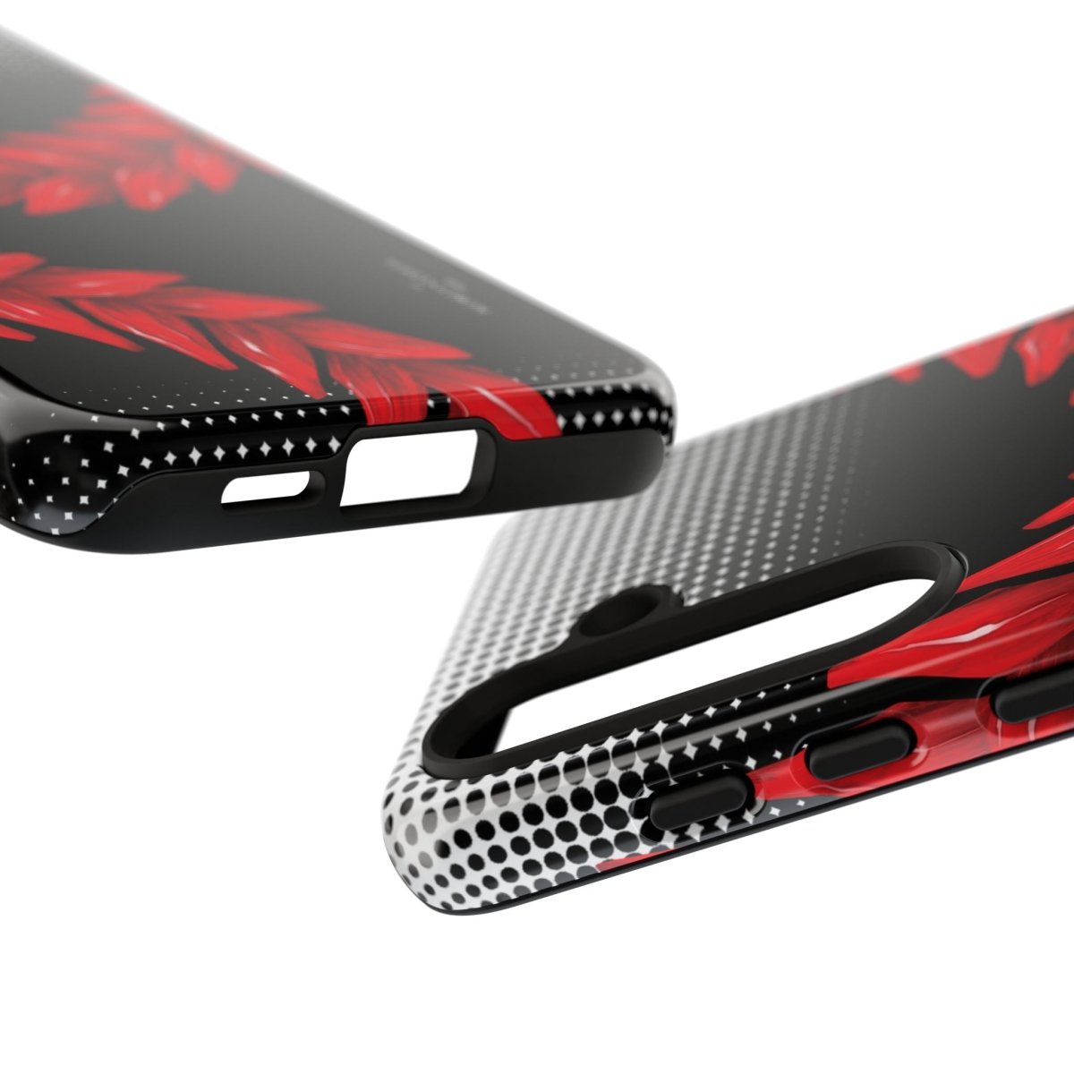 Printify Tough Phone Case featuring Ula Fala design, durable protective cover for smartphones with vibrant Samoa-inspired artwork.