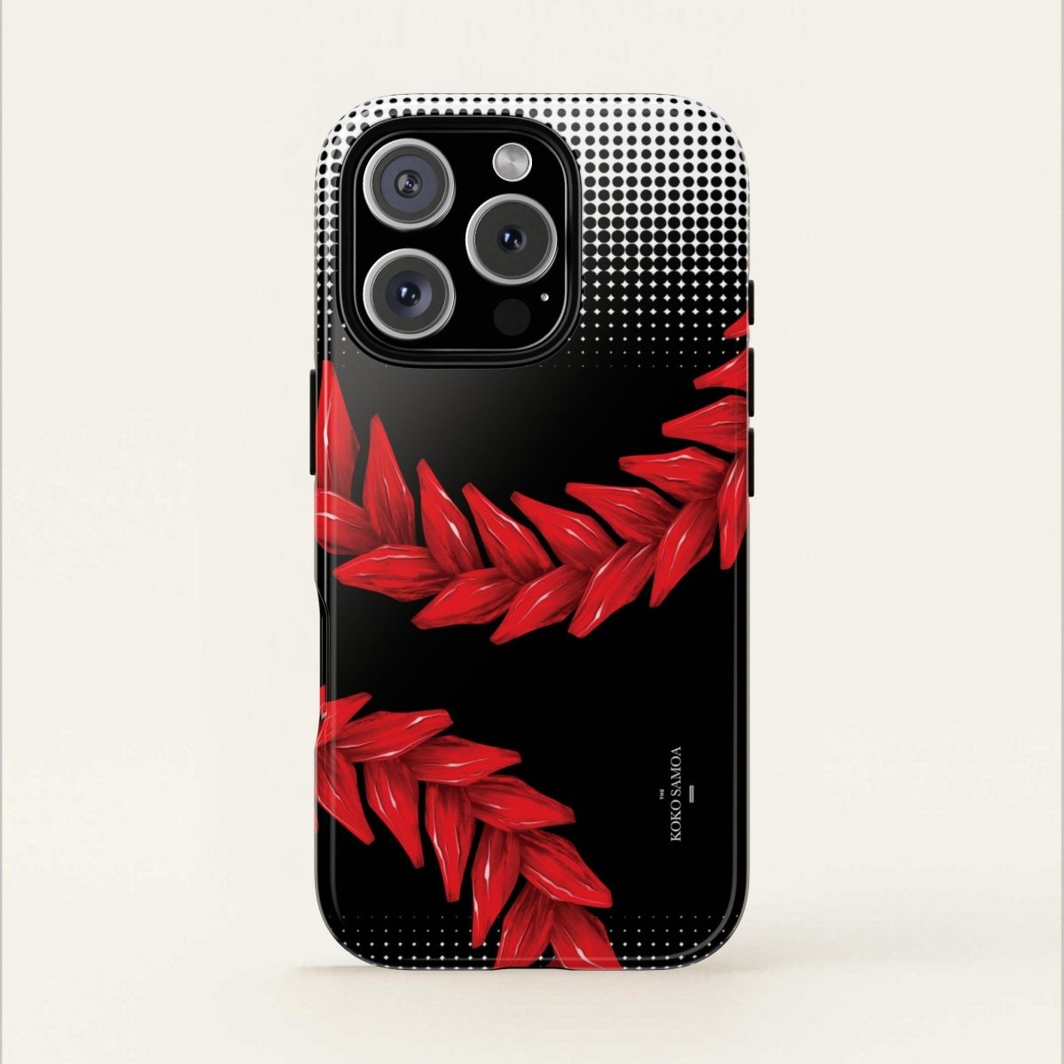 Printify Tough Phone Case featuring Ula Fala design, durable protective cover for smartphones in AU, NZ, and USA.