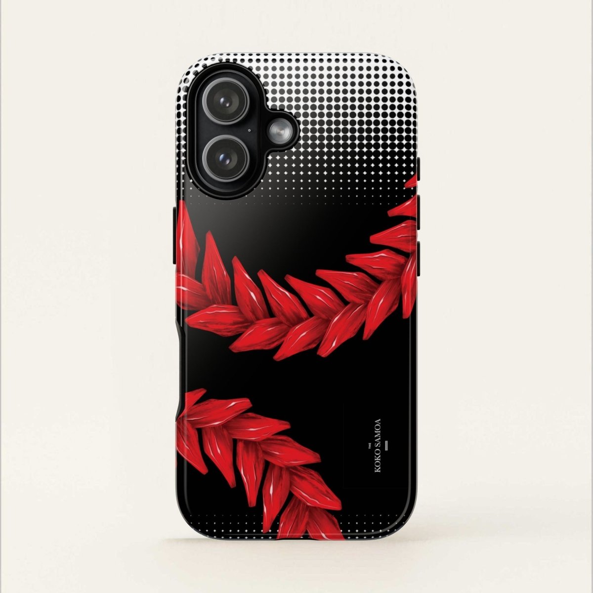 Printify Tough Phone Case with Ula Fala design, durable protective cover for smartphones with vibrant Samoa-inspired artwork.