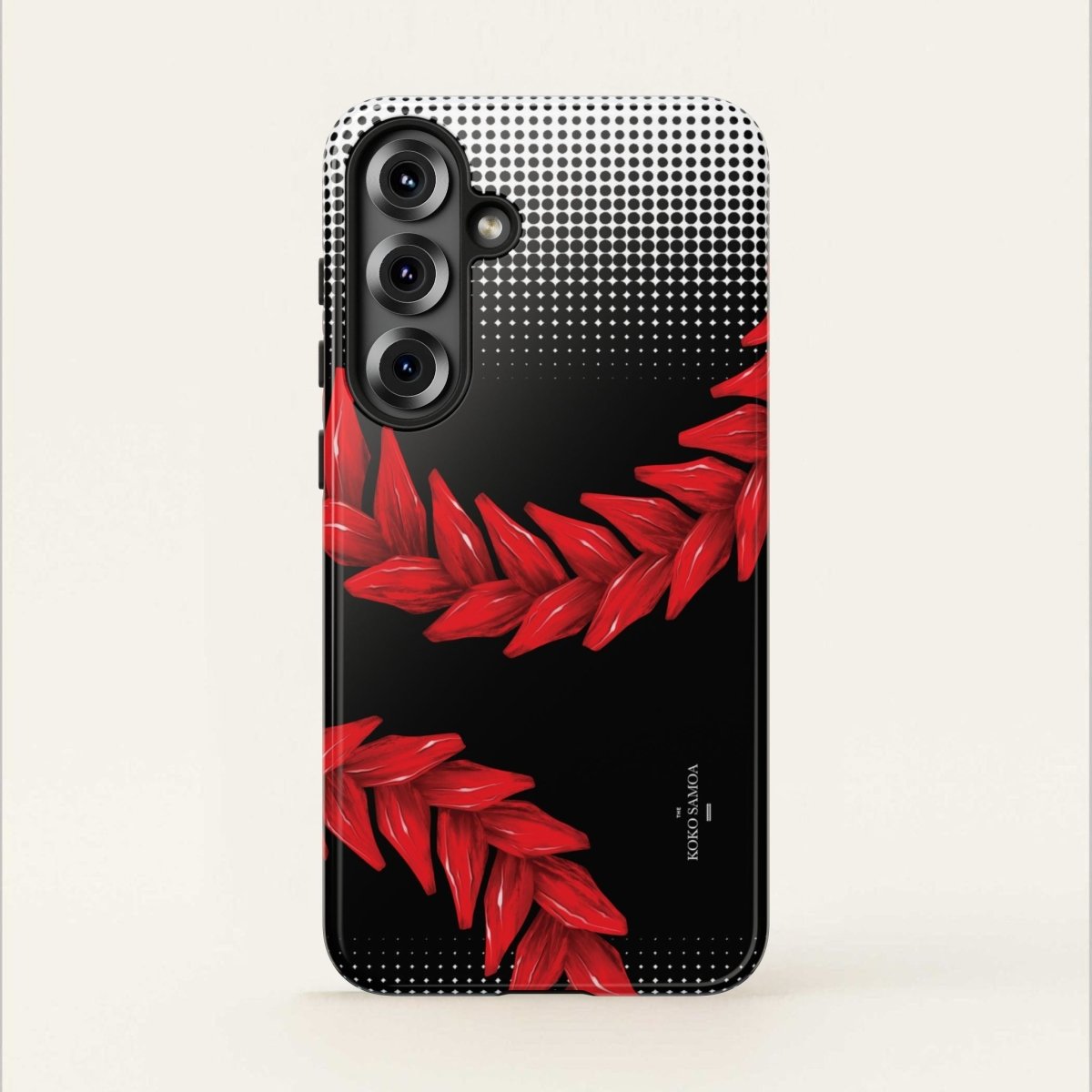 Durable Ula Fala phone case by Printify for AU, NZ, and US, featuring vibrant traditional Samoan design on a protective phone cover.