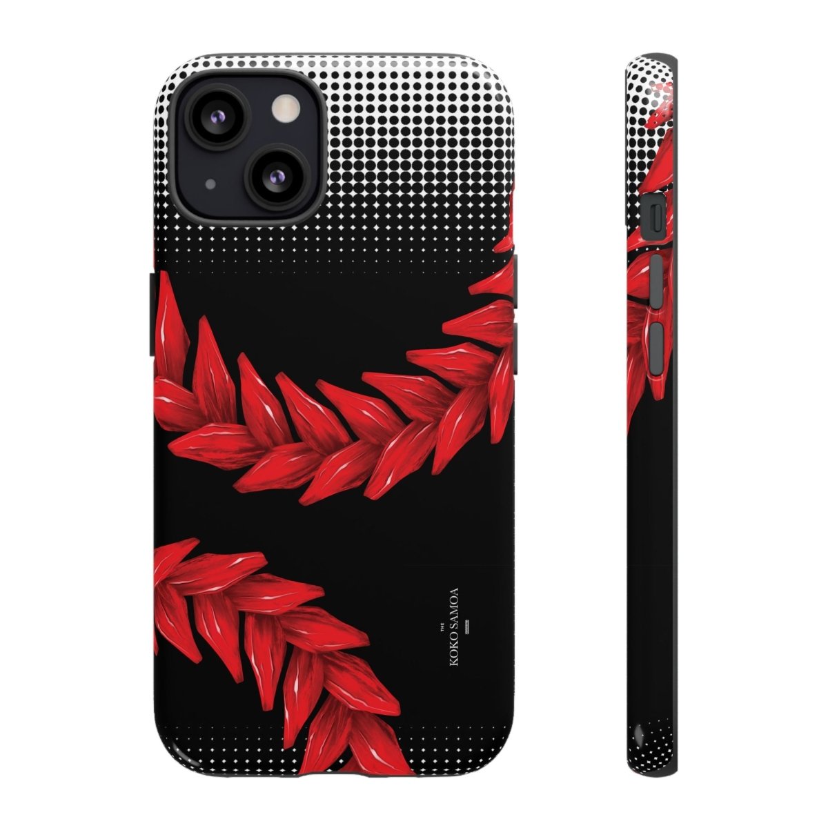 Printify Tough Phone Case with Ula Fala design, durable protective cover for smartphones featuring Polynesian artwork.