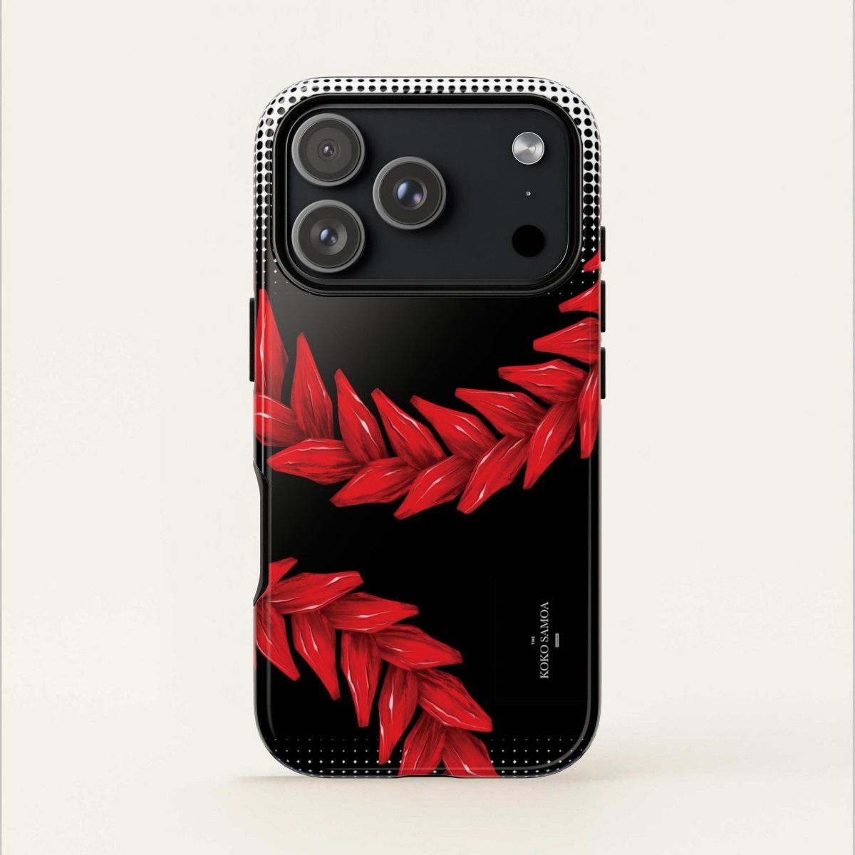 Printify Tough Phone Case featuring Ula Fala design, durable protective case for smartphones in AU, NZ, and USA.