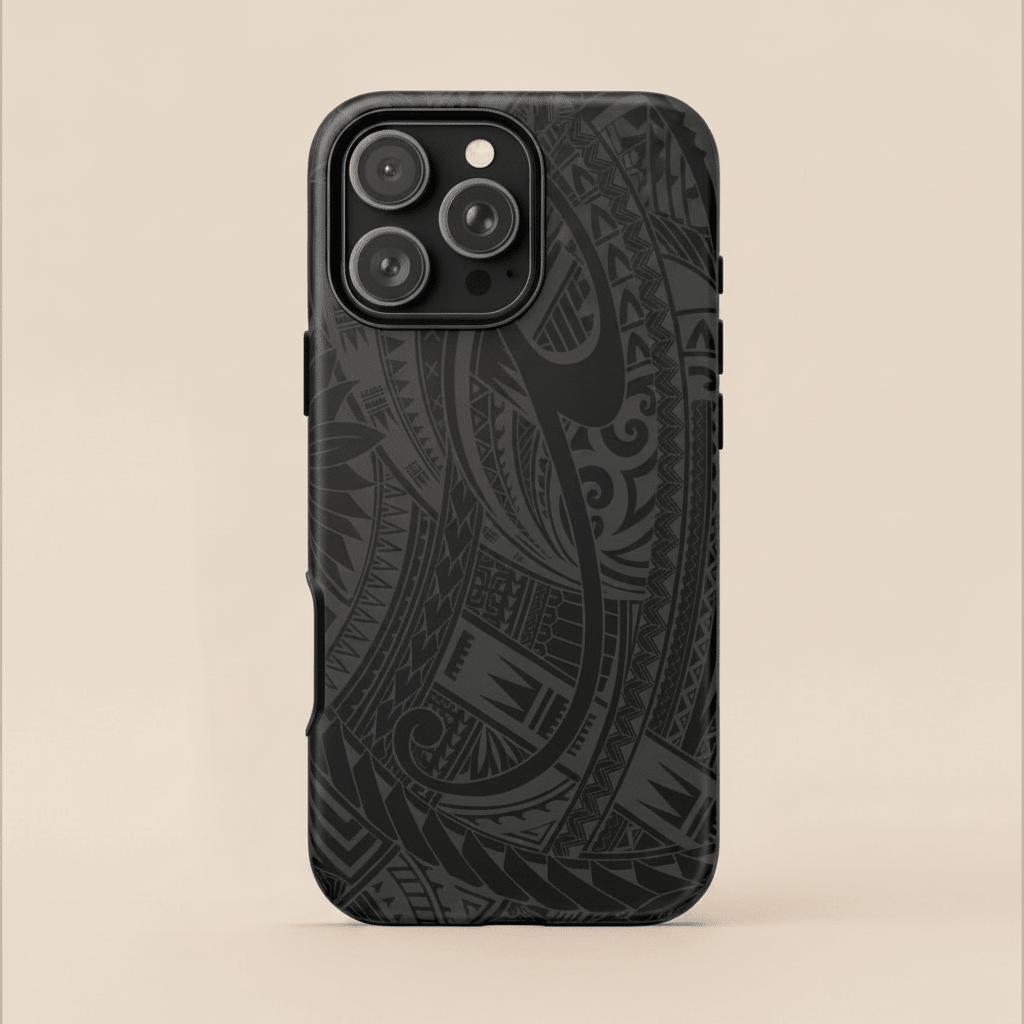 WOYC Tough Phone Case Warrior design for AU/NZ/USA, featuring a rugged style with bold graphics for iPhone and Android devices.