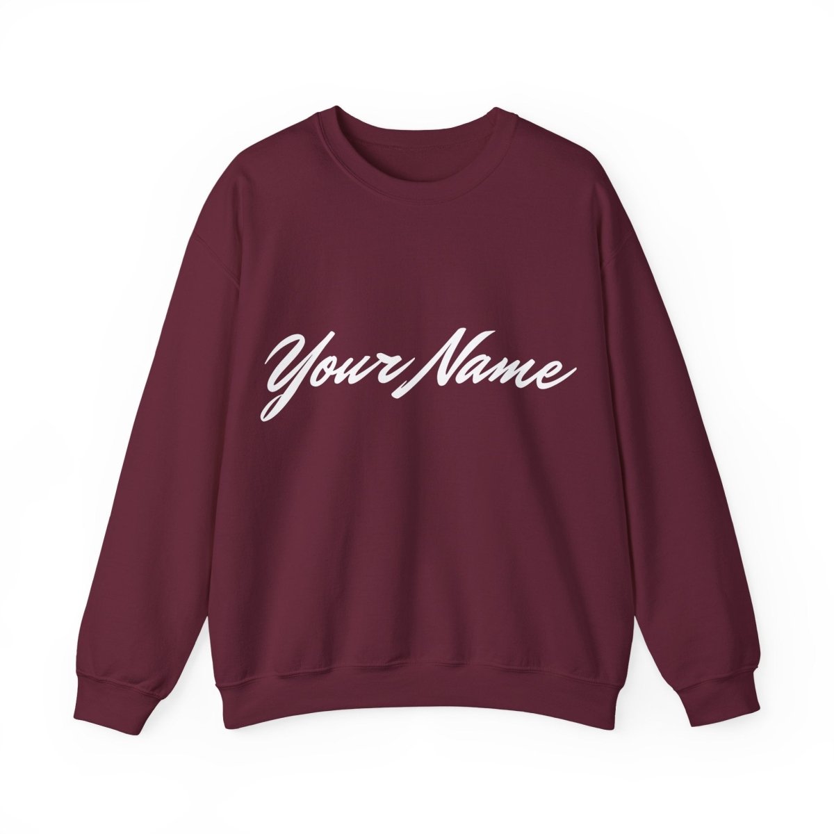 Unisex heavy personalised sweatshirt by The Print Bar featuring a custom design for AU/NZ, casual comfort and style.