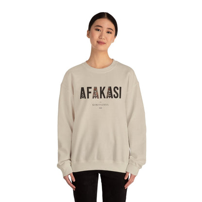 Unisex Heavy Sweatshirt - Afakasi - Personalised - AU/NZ - The Koko Samoa