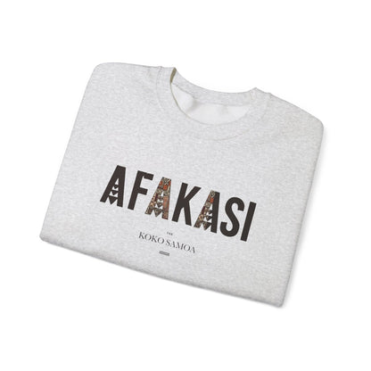 Unisex Heavy Sweatshirt - Afakasi - Personalised - AU/NZ - The Koko Samoa