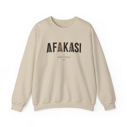 Unisex Heavy Sweatshirt - Afakasi - Personalised - AU/NZ - The Koko Samoa