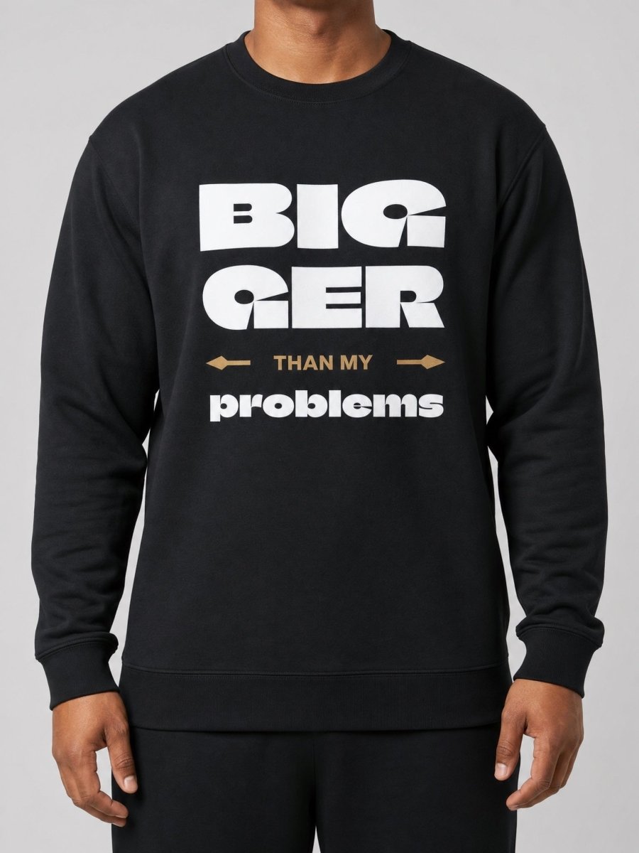 Unisex Heavy Sweatshirt - Bigger Than Problems - AU/NZ/USA - The Koko Samoa