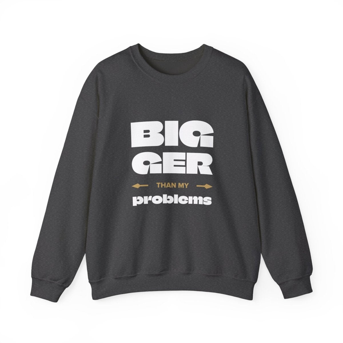 Unisex Heavy Sweatshirt - Bigger Than Problems - Personalised - AU/NZ - The Koko Samoa