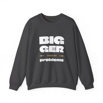 Unisex Heavy Sweatshirt - Bigger Than Problems - Personalised - AU/NZ - The Koko Samoa