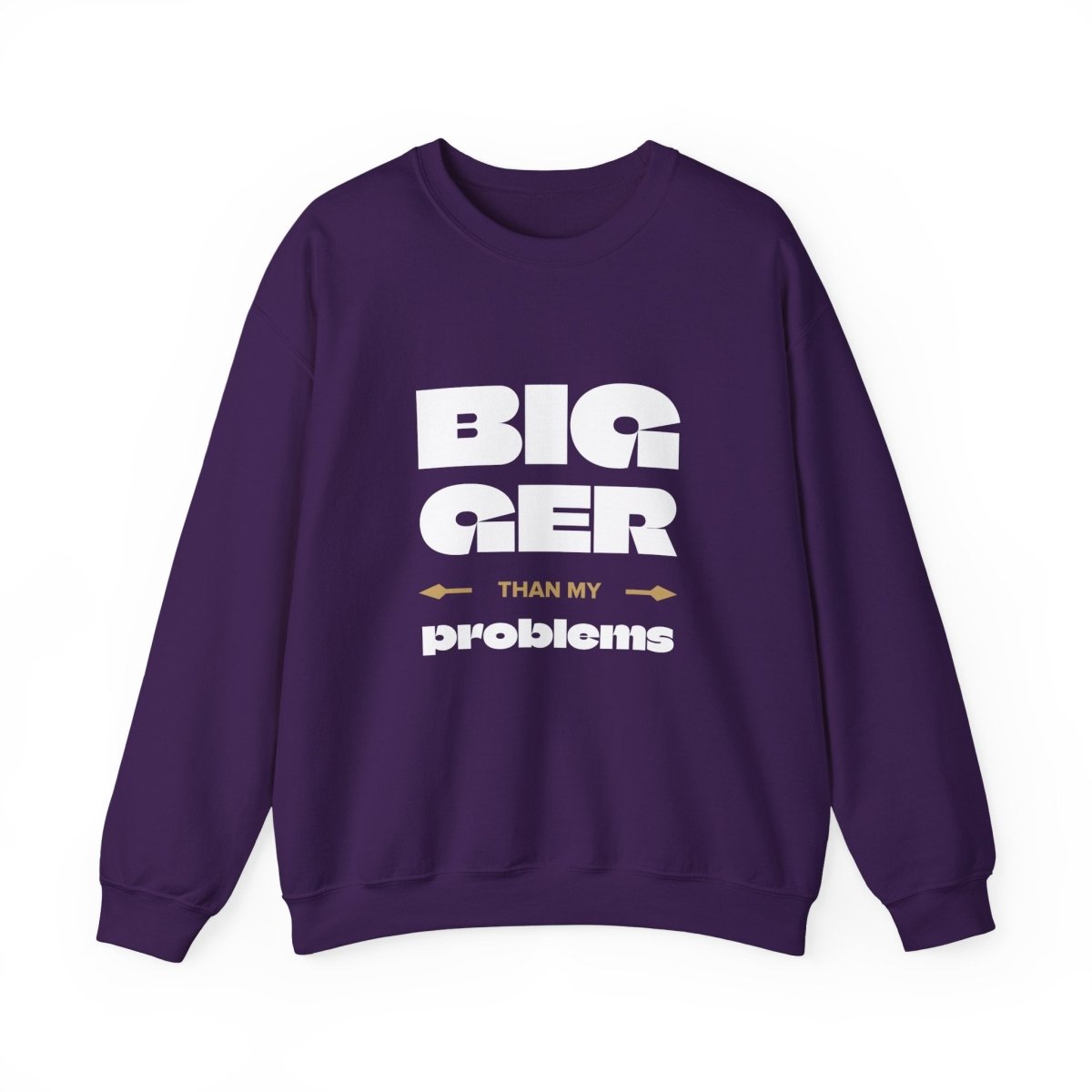 Unisex Heavy Sweatshirt - Bigger Than Problems - Personalised - AU/NZ - The Koko Samoa