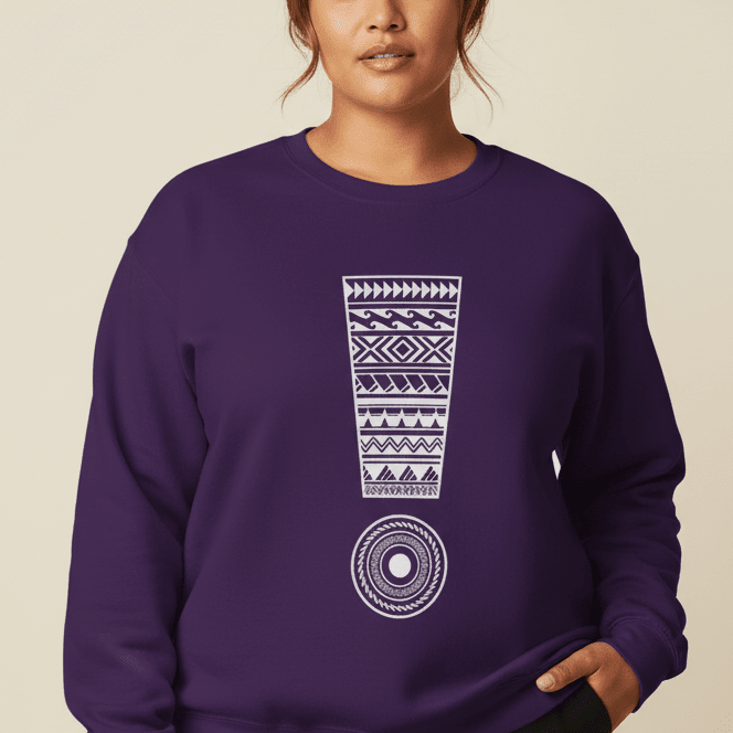 Unisex Heavy Sweatshirt - Exclaim - AU/NZ/USA - The Koko Samoa