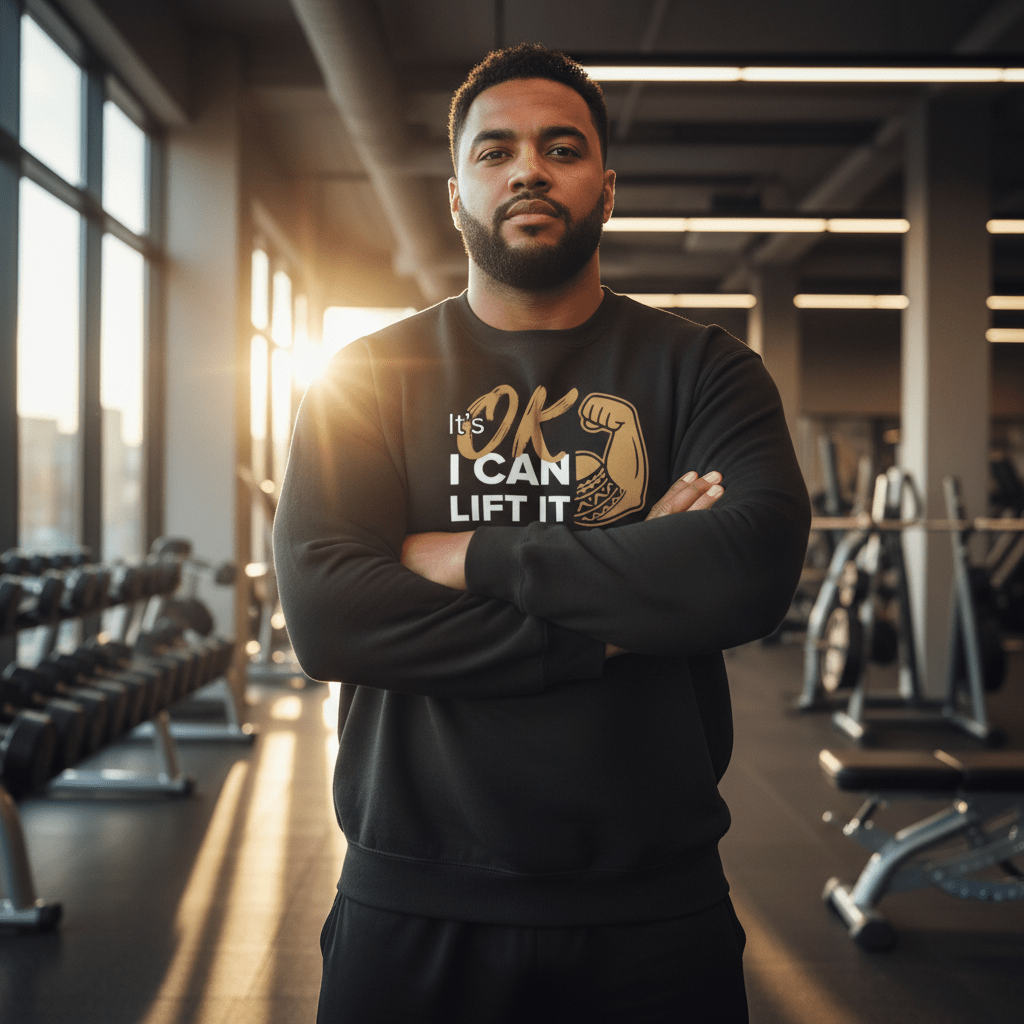 Unisex Heavy Sweatshirt - I Can Lift It - Personalized - USA - The Koko Samoa