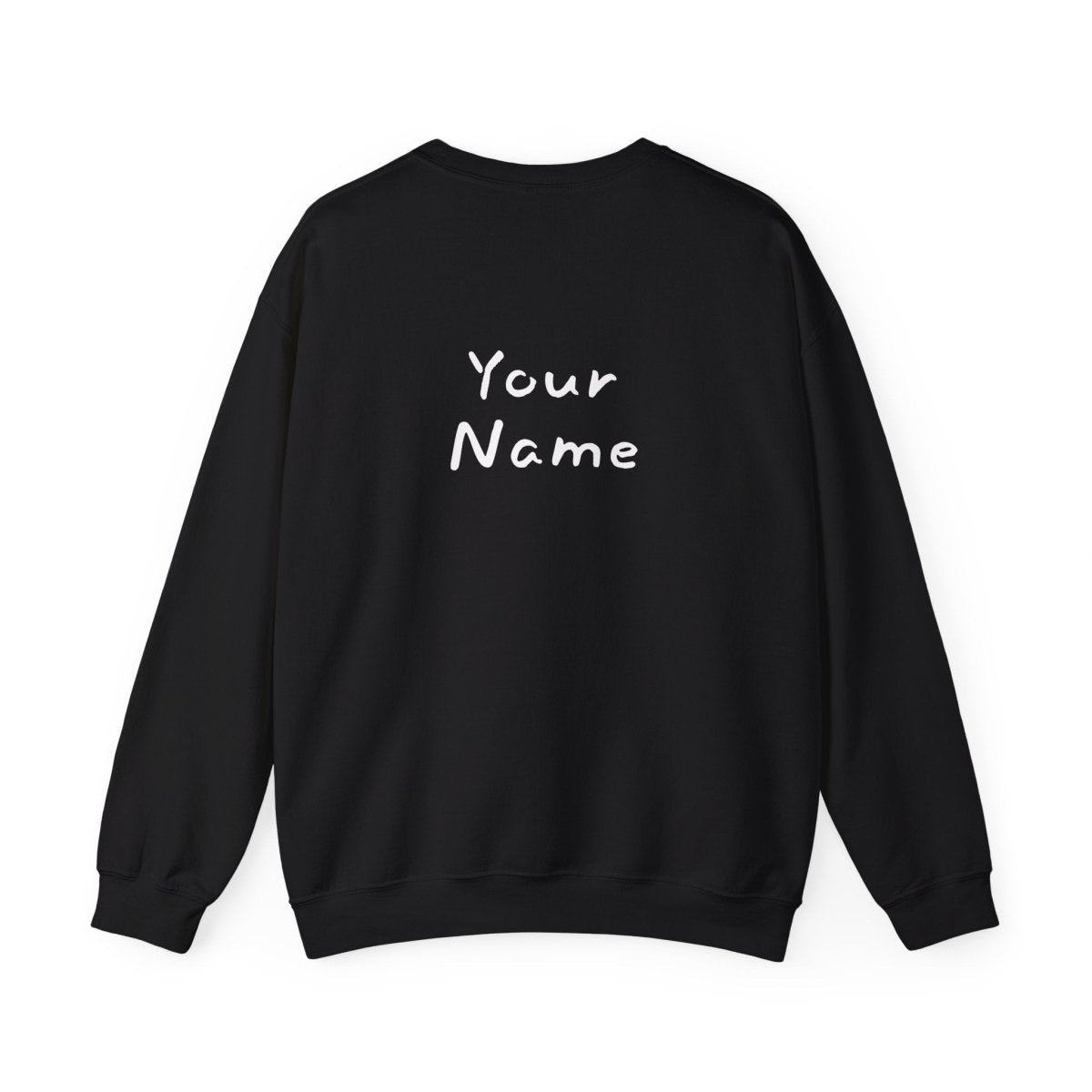 Unisex heavy sweatshirt by The Print Bar featuring personalized K=FC² design in black, casual wear for AU/NZ.