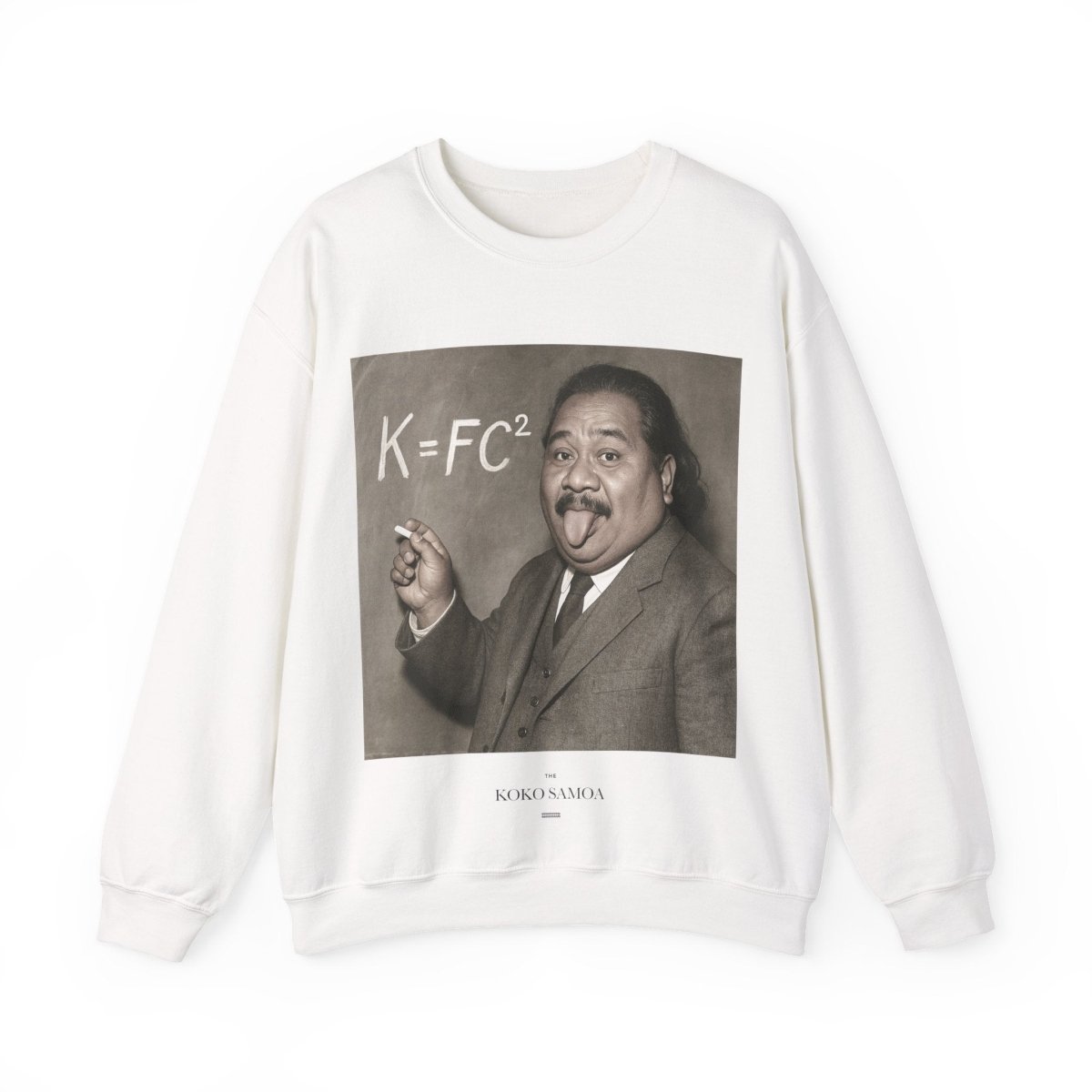 Unisex heavy personalised sweatshirt by The Print Bar featuring K=FC² logo, suitable for AU/NZ, casual unisex style.