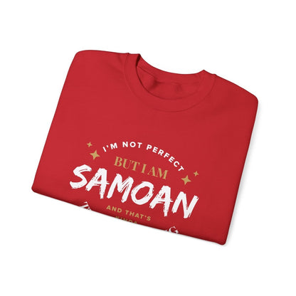 Unisex Heavy Sweatshirt - Not Perfect But Samoan - Personalised - AU/NZ - The Koko Samoa