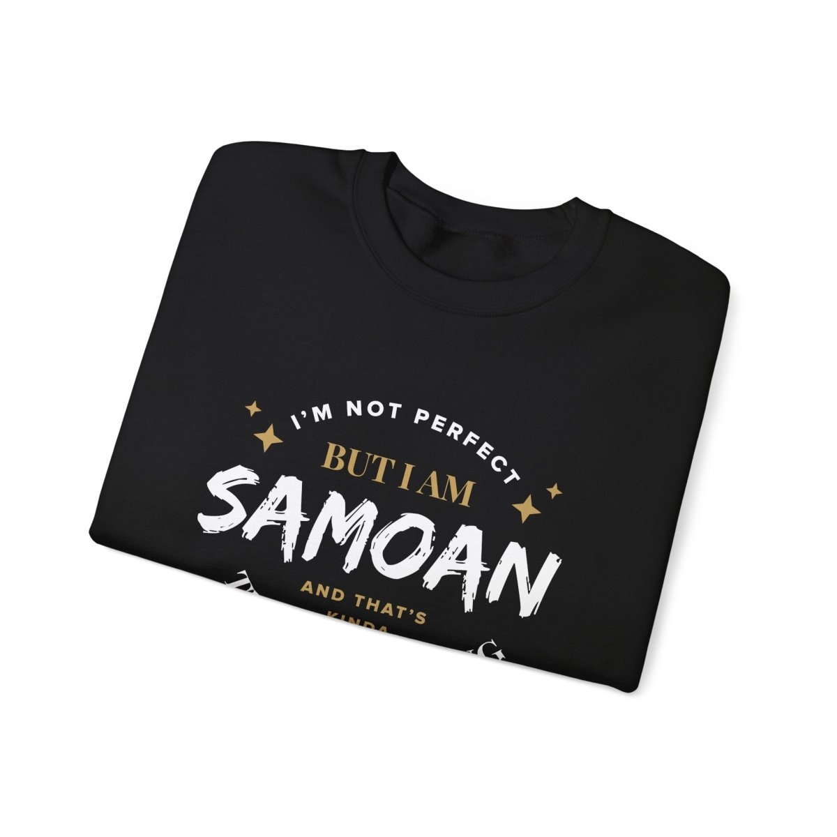 Unisex Heavy Sweatshirt - Not Perfect But Samoan - Personalised - AU/NZ - The Koko Samoa