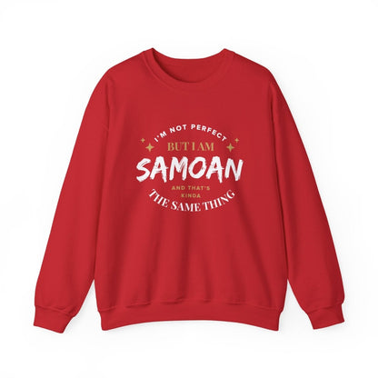 Unisex Heavy Sweatshirt - Not Perfect But Samoan - Personalised - AU/NZ - The Koko Samoa