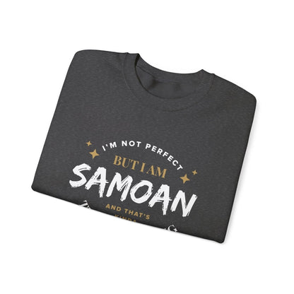 Unisex Heavy Sweatshirt - Not Perfect But Samoan - Personalised - AU/NZ - The Koko Samoa