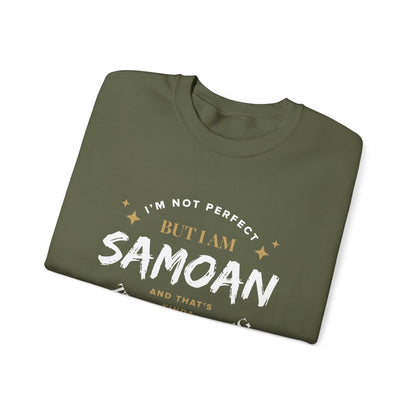 Unisex Heavy Sweatshirt - Not Perfect But Samoan - Personalised - AU/NZ - The Koko Samoa
