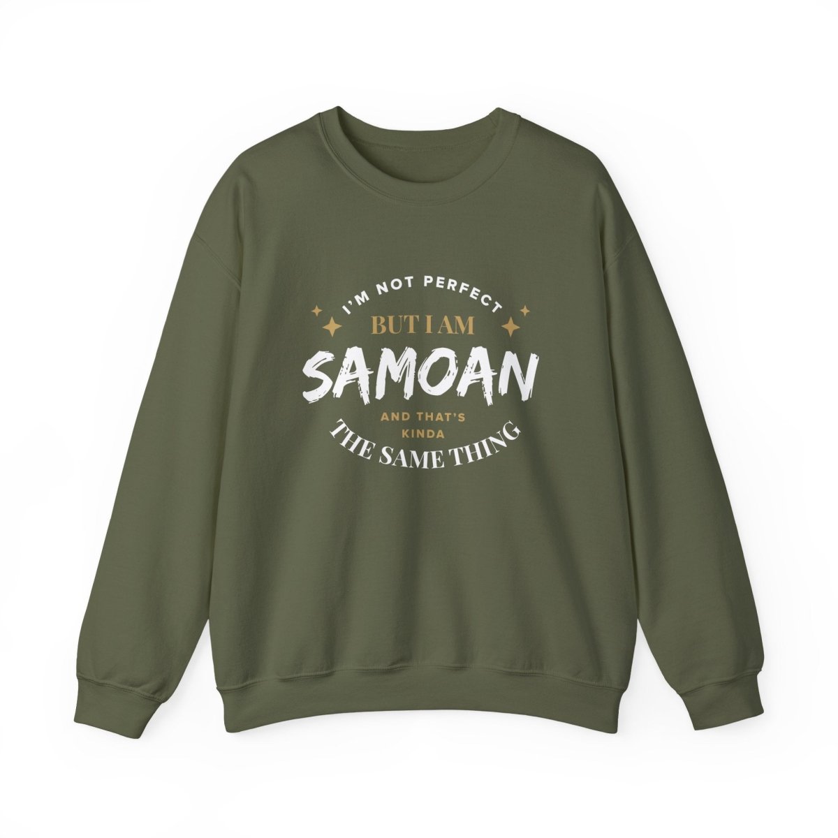 Unisex Heavy Sweatshirt - Not Perfect But Samoan - Personalised - AU/NZ - The Koko Samoa