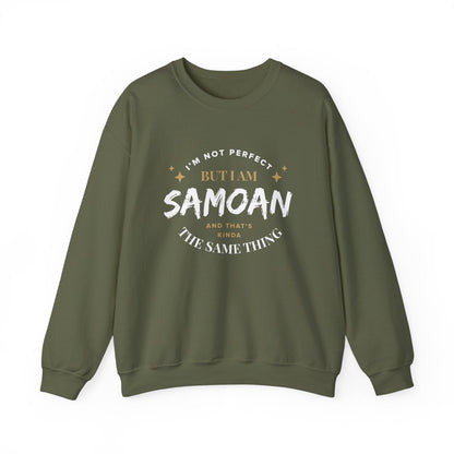 Unisex Heavy Sweatshirt - Not Perfect But Samoan - Personalised - AU/NZ - The Koko Samoa