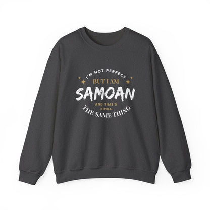 Unisex Heavy Sweatshirt - Not Perfect But Samoan - Personalised - AU/NZ - The Koko Samoa