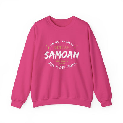 Unisex Heavy Sweatshirt - Not Perfect But Samoan - Personalised - AU/NZ - The Koko Samoa