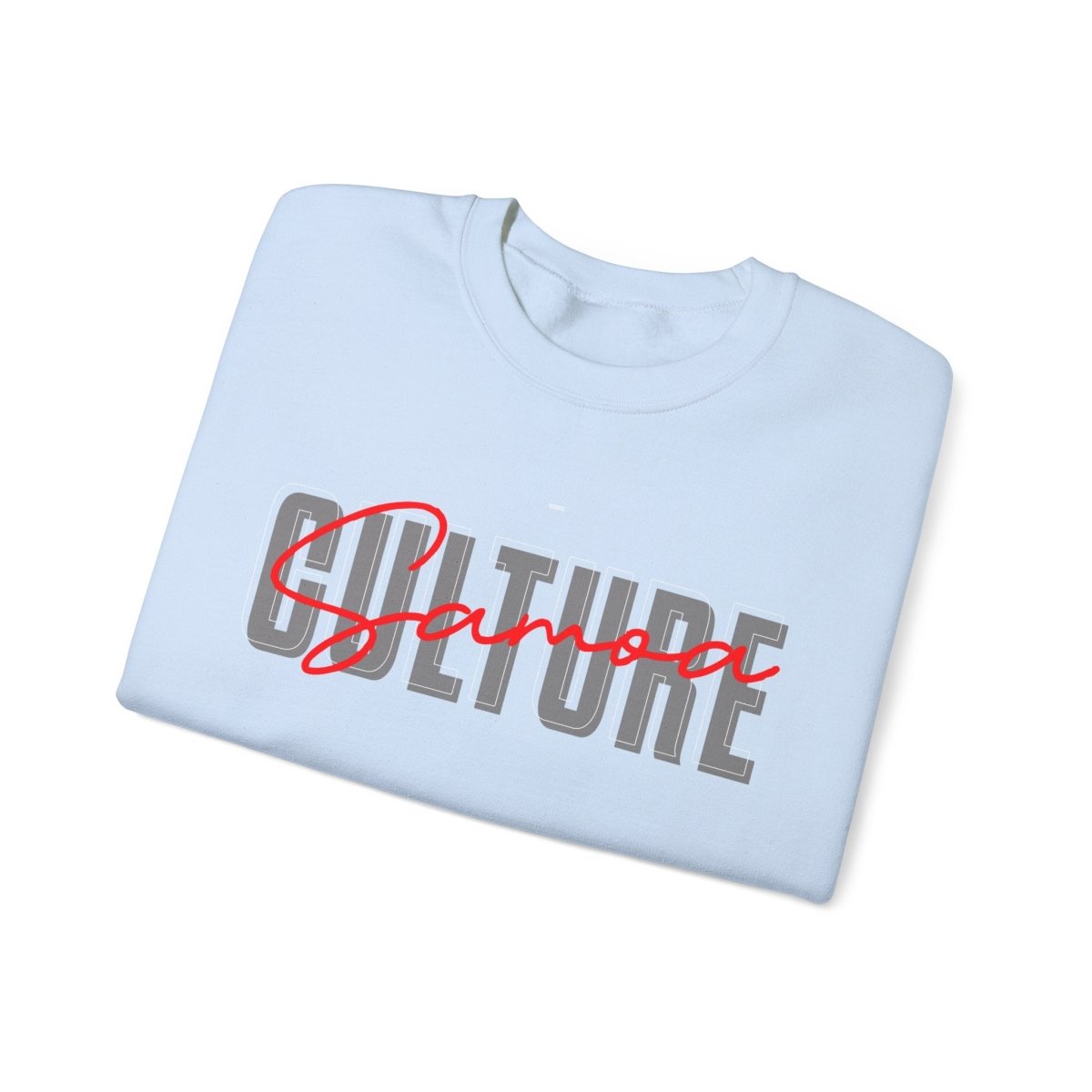 Unisex heavy sweatshirt featuring Samoan culture design, personalized option, made by The Print Bar, suitable for AU/NZ climates.