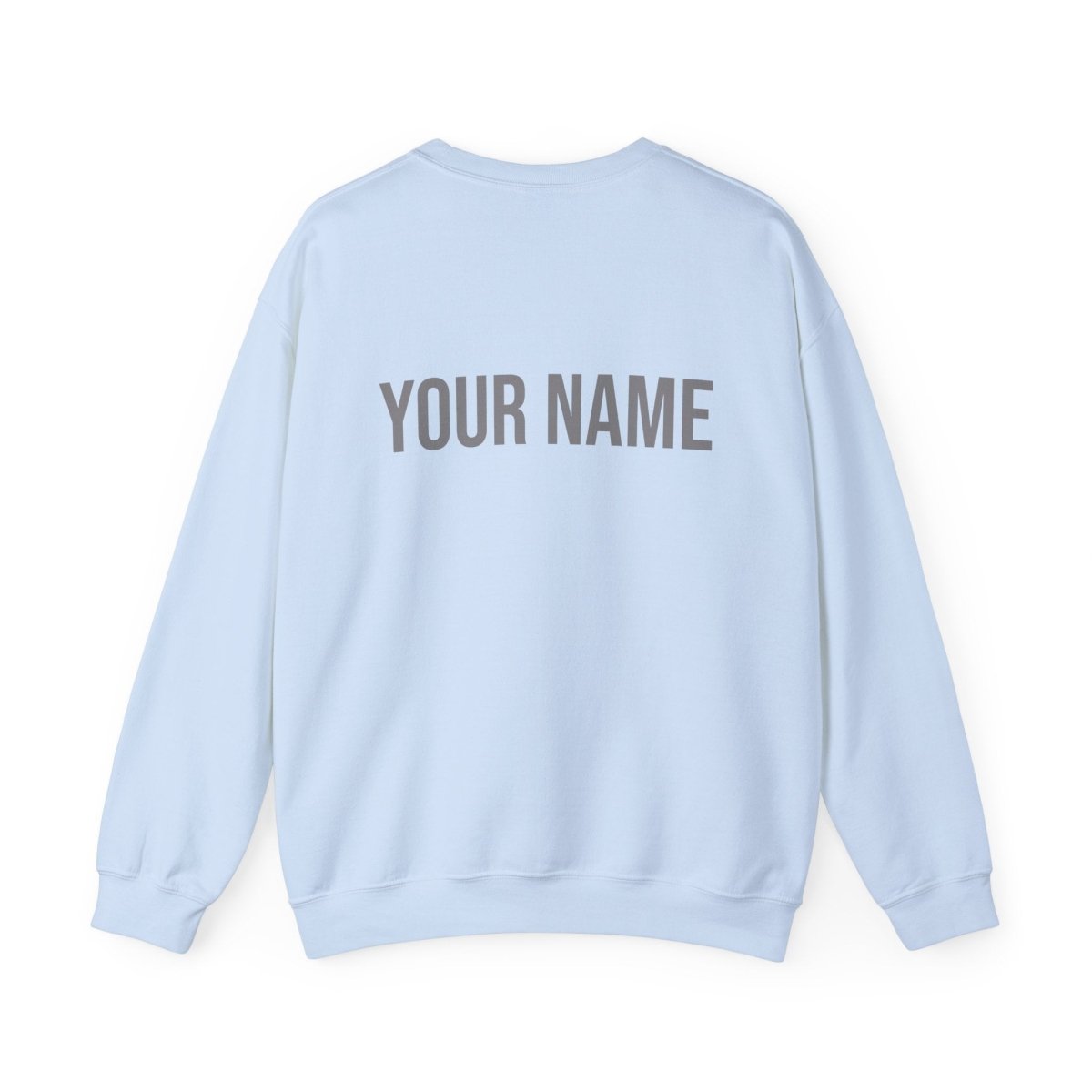 Unisex heavy sweatshirt featuring Samoan culture design by The Print Bar, personalized, in neutral tones, front view.