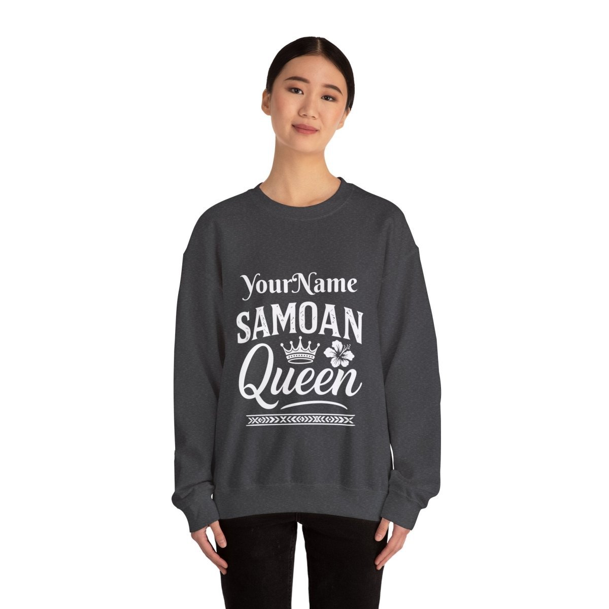 Unisex Heavy Sweatshirt - Samoan Queen - AU/NZ - The Koko Samoa
