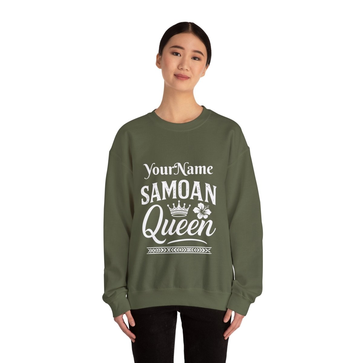 Unisex Heavy Sweatshirt - Samoan Queen - AU/NZ - The Koko Samoa