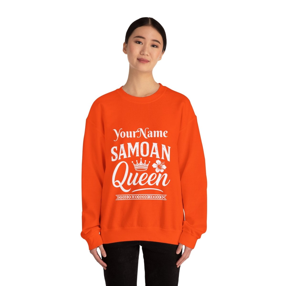 Unisex Heavy Sweatshirt - Samoan Queen - AU/NZ - The Koko Samoa
