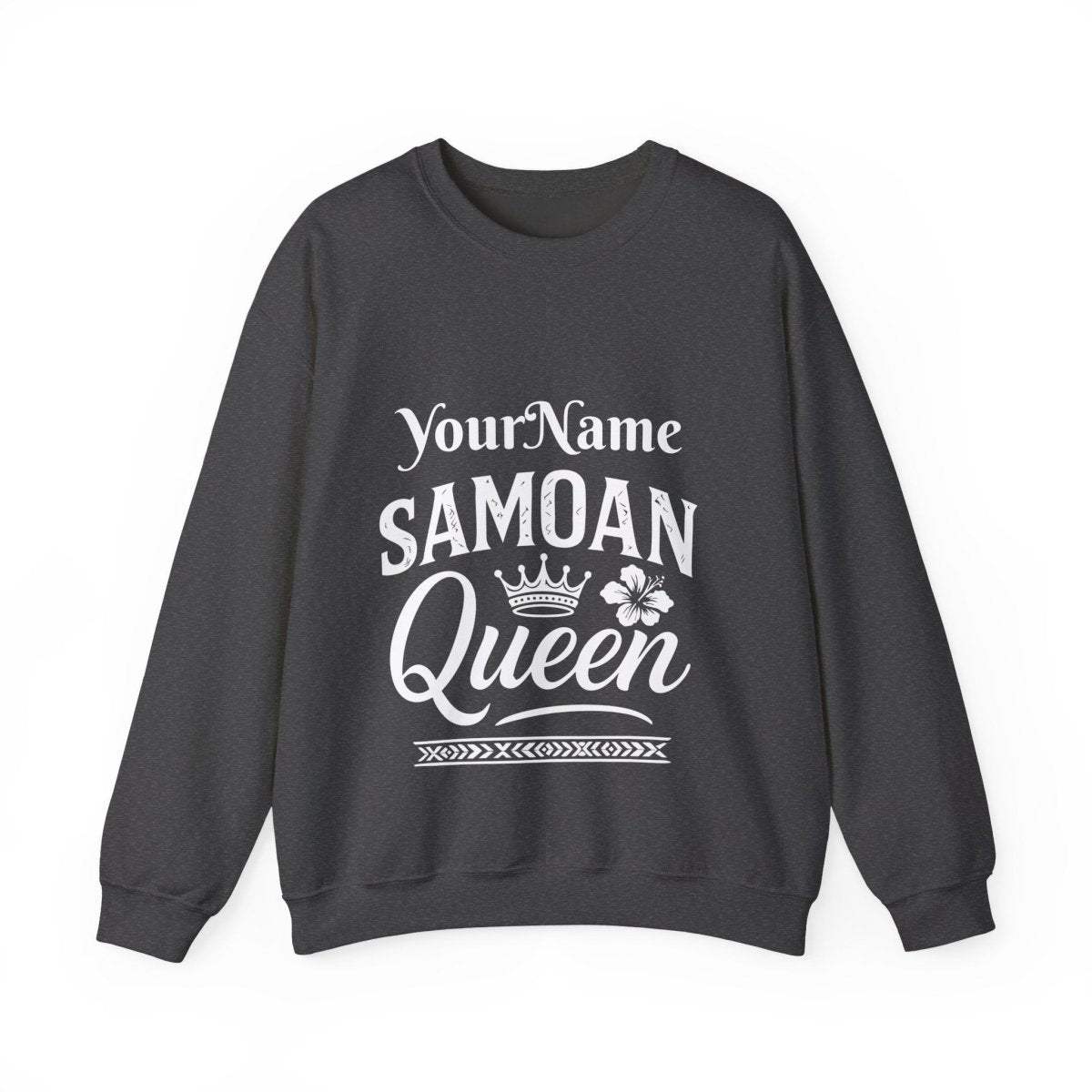 Unisex Heavy Sweatshirt - Samoan Queen - Personalised - AU/NZ - The Koko Samoa