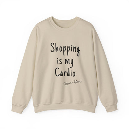 Unisex Heavy Sweatshirt - ShOpping is My Cardio - Personalised - AU/NZ - The Koko Samoa