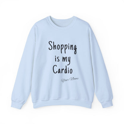Unisex Heavy Sweatshirt - ShOpping is My Cardio - Personalised - AU/NZ - The Koko Samoa