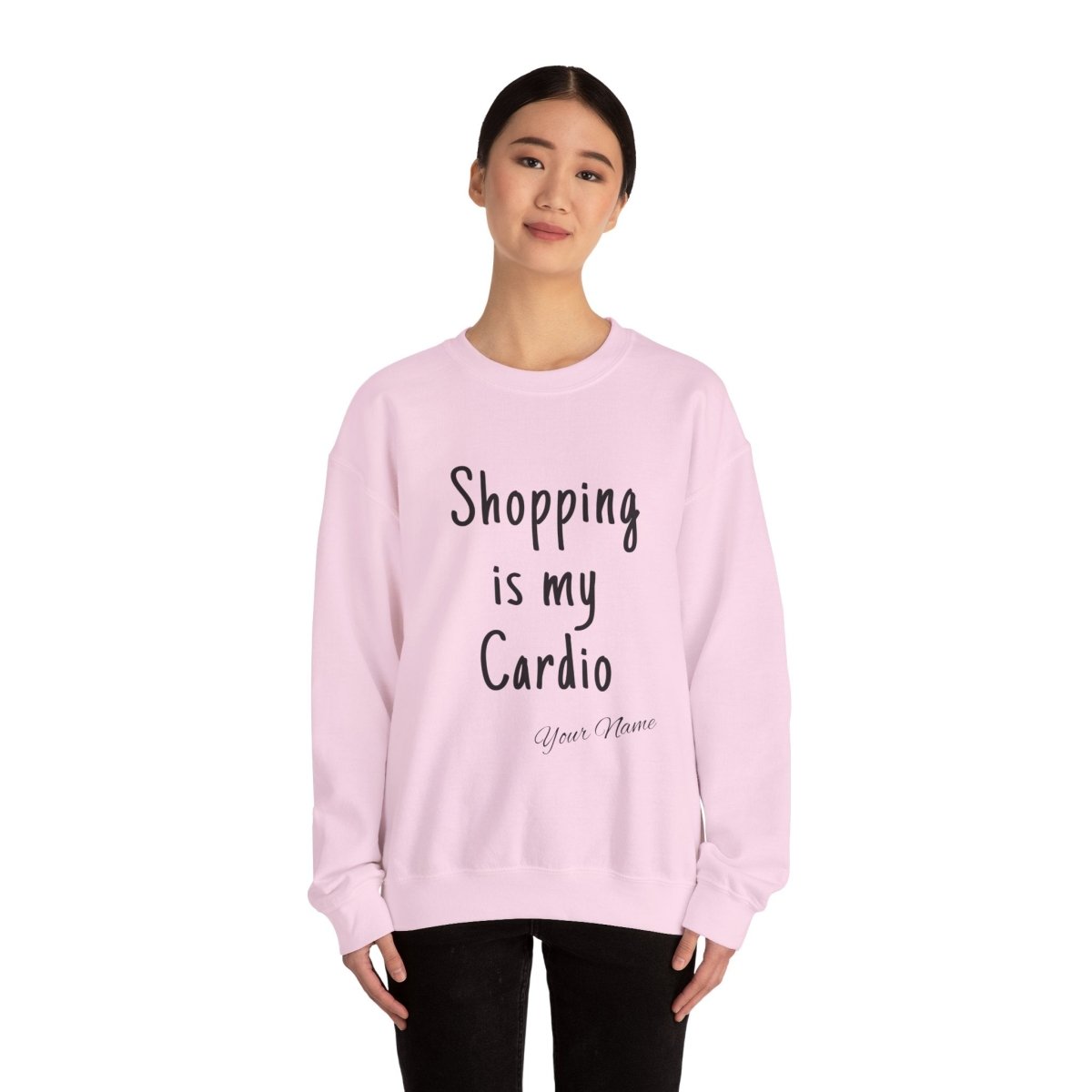 Unisex Heavy Sweatshirt - ShOpping is My Cardio - Personalised - AU/NZ - The Koko Samoa