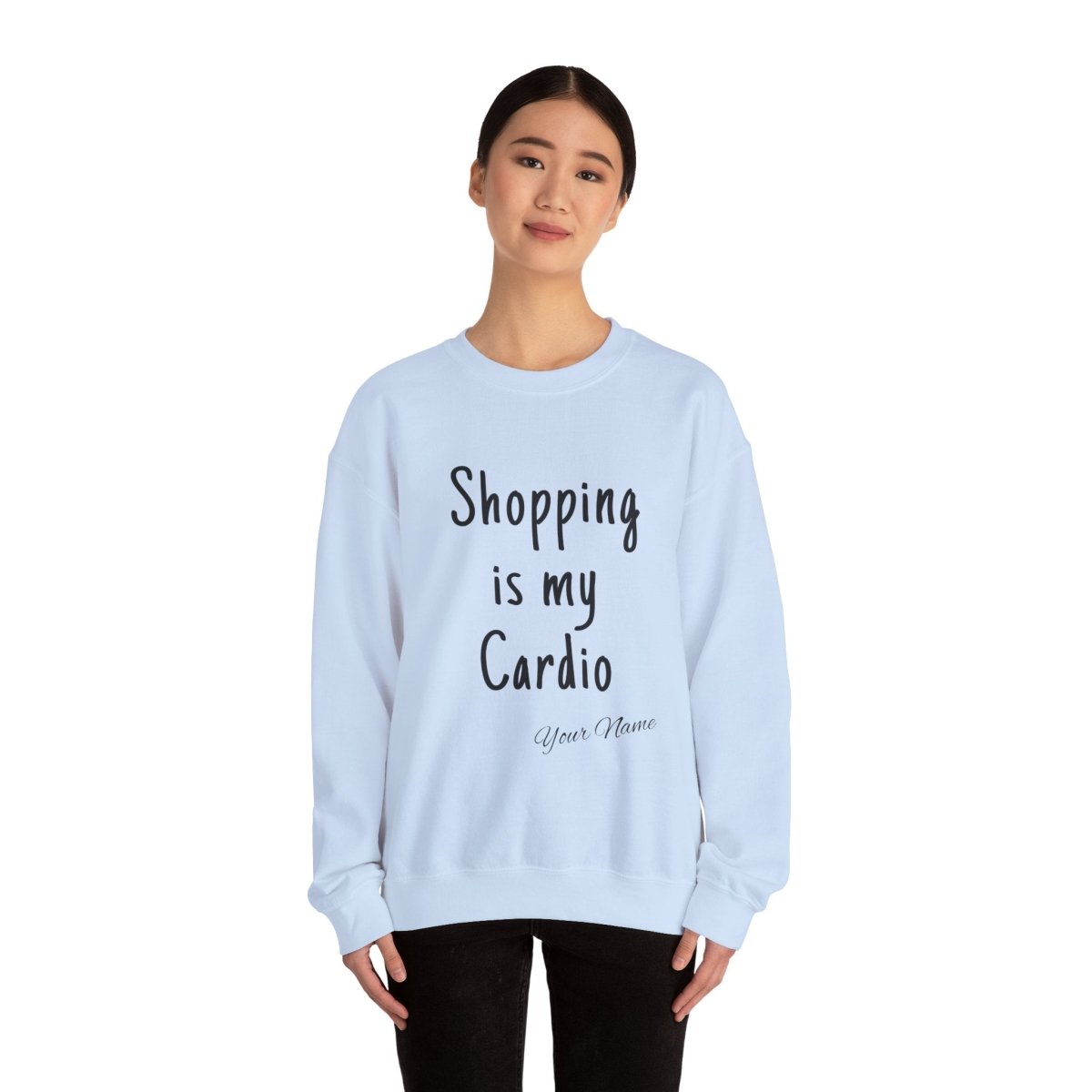 Unisex Heavy Sweatshirt - ShOpping is My Cardio - Personalised - AU/NZ - The Koko Samoa
