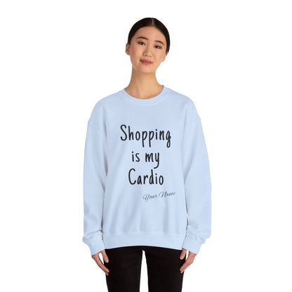 Unisex Heavy Sweatshirt - ShOpping is My Cardio - Personalised - AU/NZ - The Koko Samoa