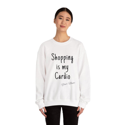 Unisex Heavy Sweatshirt - ShOpping is My Cardio - Personalised - AU/NZ - The Koko Samoa