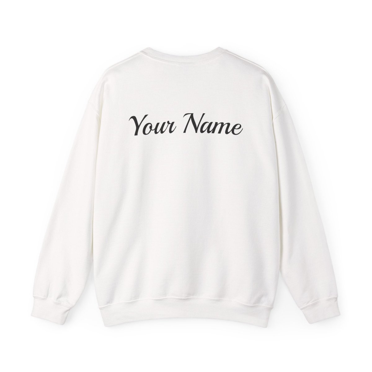 Unisex heavy sweatshirt with "Stability" print by The Print Bar, featuring a comfortable fit and personalized design.