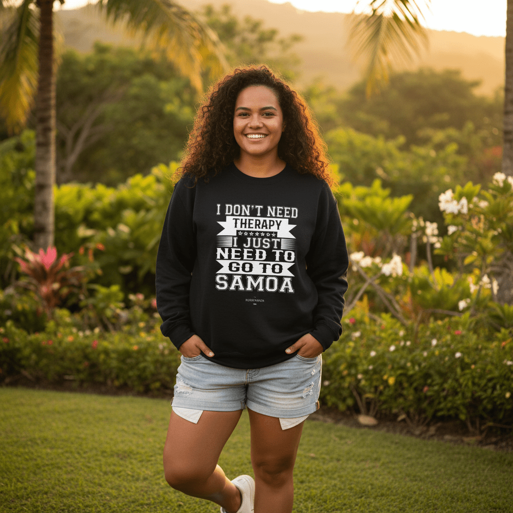 Unisex Heavy Sweatshirt - Therapy - AU/NZ/USA - The Koko Samoa